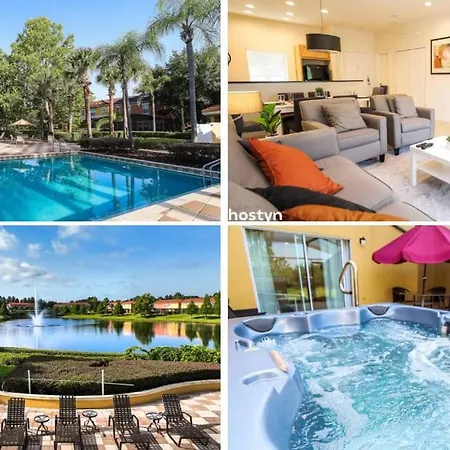 Beautiful Townhome W Hot Tub Near Disney